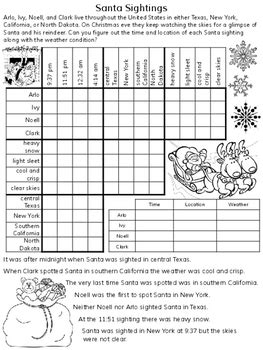 Christmas Logic Puzzles Printable